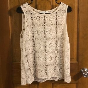 ONLY 7 DAYS UNTIL I DONATE-MAKE OFFER! Lace tank